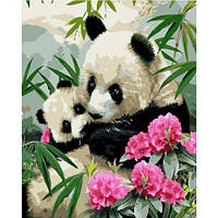 Картина по номерам "Панды в бамбуковом лесу" [tsi179293-ТSІ]