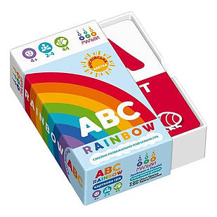 Настільна навчальна гра ABC rainbow Мальви 360050, 44 картки, Time Toys