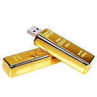 USB флешка золотий злиток 64 Гб