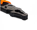 ПЛОСКОГУБЦІ - ПАСАТИЖІ УНІВЕРСАЛЬНІ POLAX ЗІ ЗНІМАЧАМИ ІЗОЛЯЦІЇ, 4.0, 2.5, 2.0, 1.5, 1.0 ММ, 225 ММ (35-019), фото 6