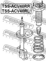 Опора амортизатора (заднего) Camry 06-R, FEBEST (TSSACV40RR)