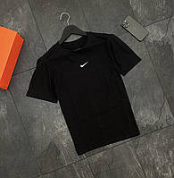 Футболка Nike Black чёрная Мужская футболка найк Летняя футболка чёрного цвета Найк Легкая мужская футболка