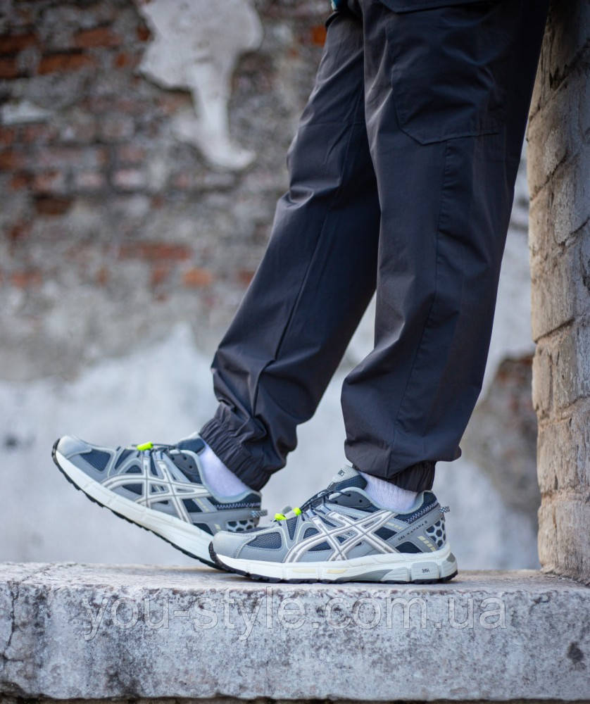Чоловічі кросівки Asics Gel-Kahana 8 gray white, фото 1