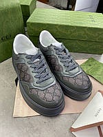 Кросівки Gucci GG Trainer Gray сірі ob382