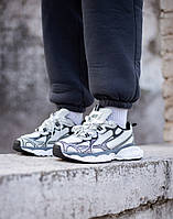 Жіночі кросівки Balenciaga 3xl white silver/black