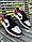 Кросівки Nike Air Jordan 1 low (black/white/red), фото 2
