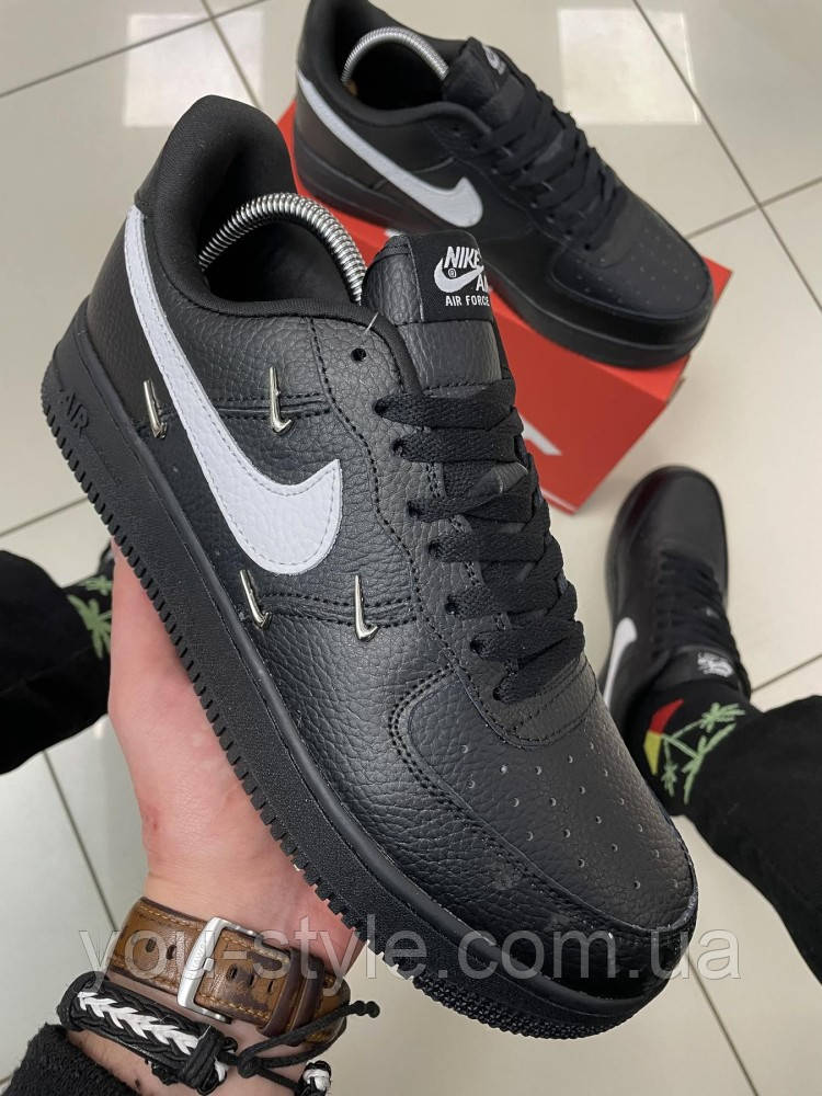 Кросівки Nike Air Force VJ (Чорні), фото 1
