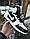 Кросівки високі Nike Air Jordan 1 (white/black), фото 3