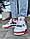 Кросівки Nike Air Jordan Retro 4 (Білі з червоним), фото 8