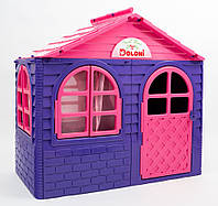 Игровой детский домик 69 х 129 х 120 см со шторками 02550/10 Doloni фиолетово-розовый (Unicorn)