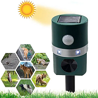 Ультразвуковой отпугиватель животных Solar Pest Repeller ZF 858 на солнечной батарее