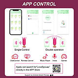 Анальна пробочка 10 режимів вібрації, з керуванням від смартфона, фото 8