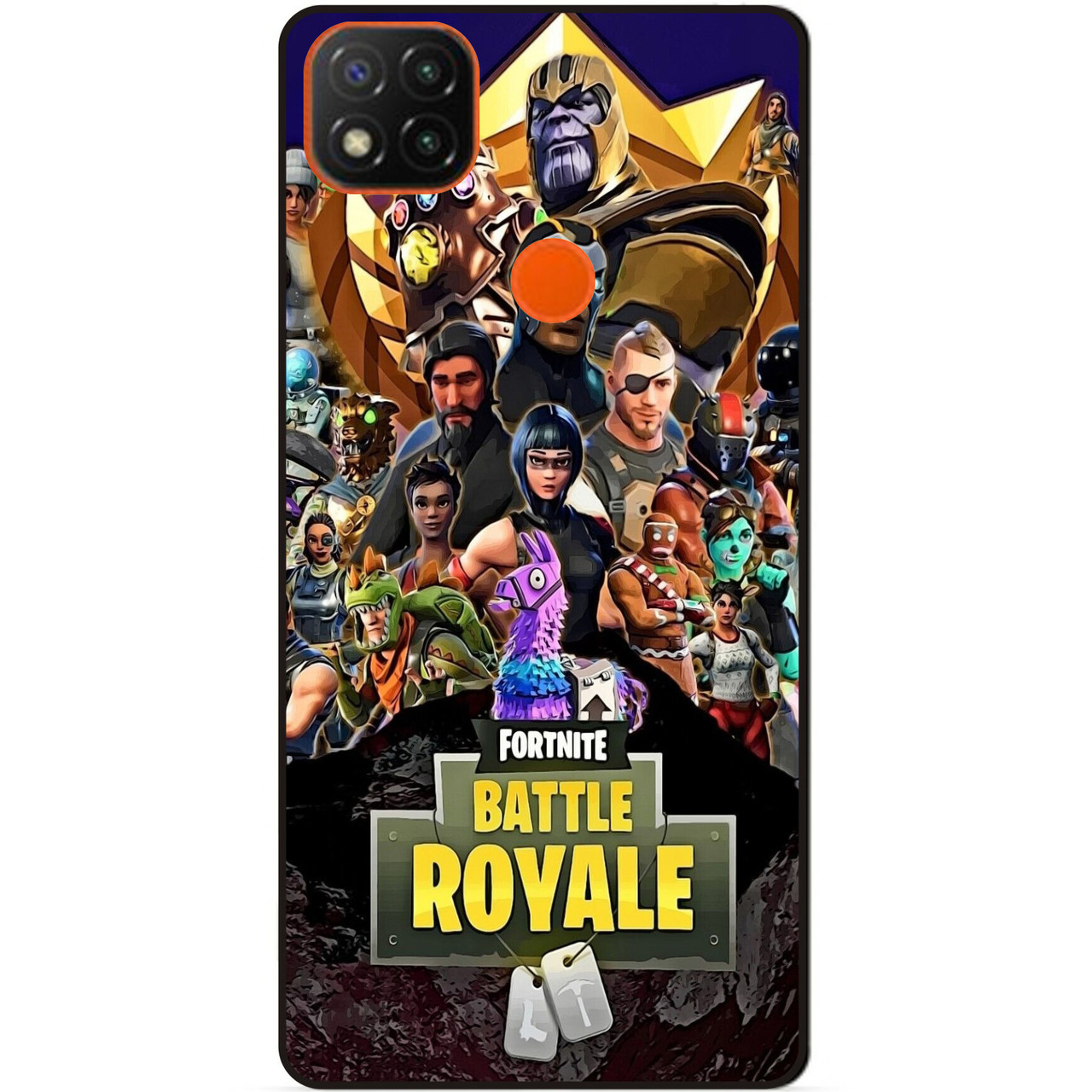 Силіконовий чохол бампер для Xiaomi Redmi 9C з малюнком Фортнайт Fortnite