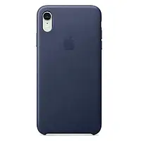 Чехол Leather Case На Iphone XR Midnight Blue