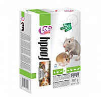 Lolo Pets Повнораціонний корм для мишей і піщанок 500 г