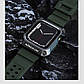 Захисний чохол з ремінцем NILLKIN DynaGuard Wristband Case для Apple Watch 45 mm (7 / 8 / 9 Series) Green, фото 3