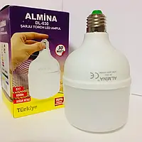 Лампа аварийная светодиодная с аккумулятором ALMINA 30W DL 030  фонарь светильник