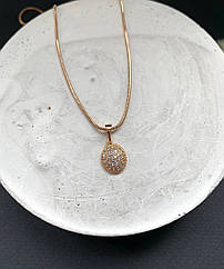 Жіночий кулон крапля медзолото, підвіска xuping медичний сплав золото