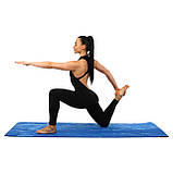 Килимок для фітнесу та йоги PER (полімерна гума) 183x61x0.8см FI-4936, фото 9