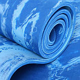 Килимок для фітнесу та йоги PER (полімерна гума) 183x61x0.8см FI-4936, фото 5