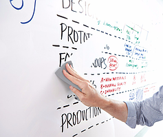 Магнітний вініл з маркерним покриттям для малювання