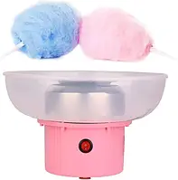 Аппарат для приготовления сладкой ваты для дома cotton candy Розовый портативный аппарат для ваты