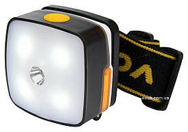 Ліхтар на чоло акумуляторний світлодіодний VOREL:3Вт;Li-Ion 3,7В, 0,85A×Год, 3 режими,130+160 lm