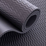 Килимок для фітнесу та йоги професійний з отворами 183x65x0,4см FI-2263, фото 6