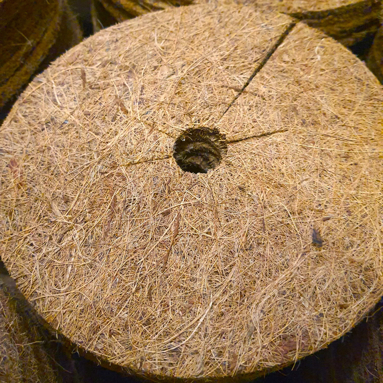 Мат кокосовий для мульчування діаметр 13 см, 1 шт.