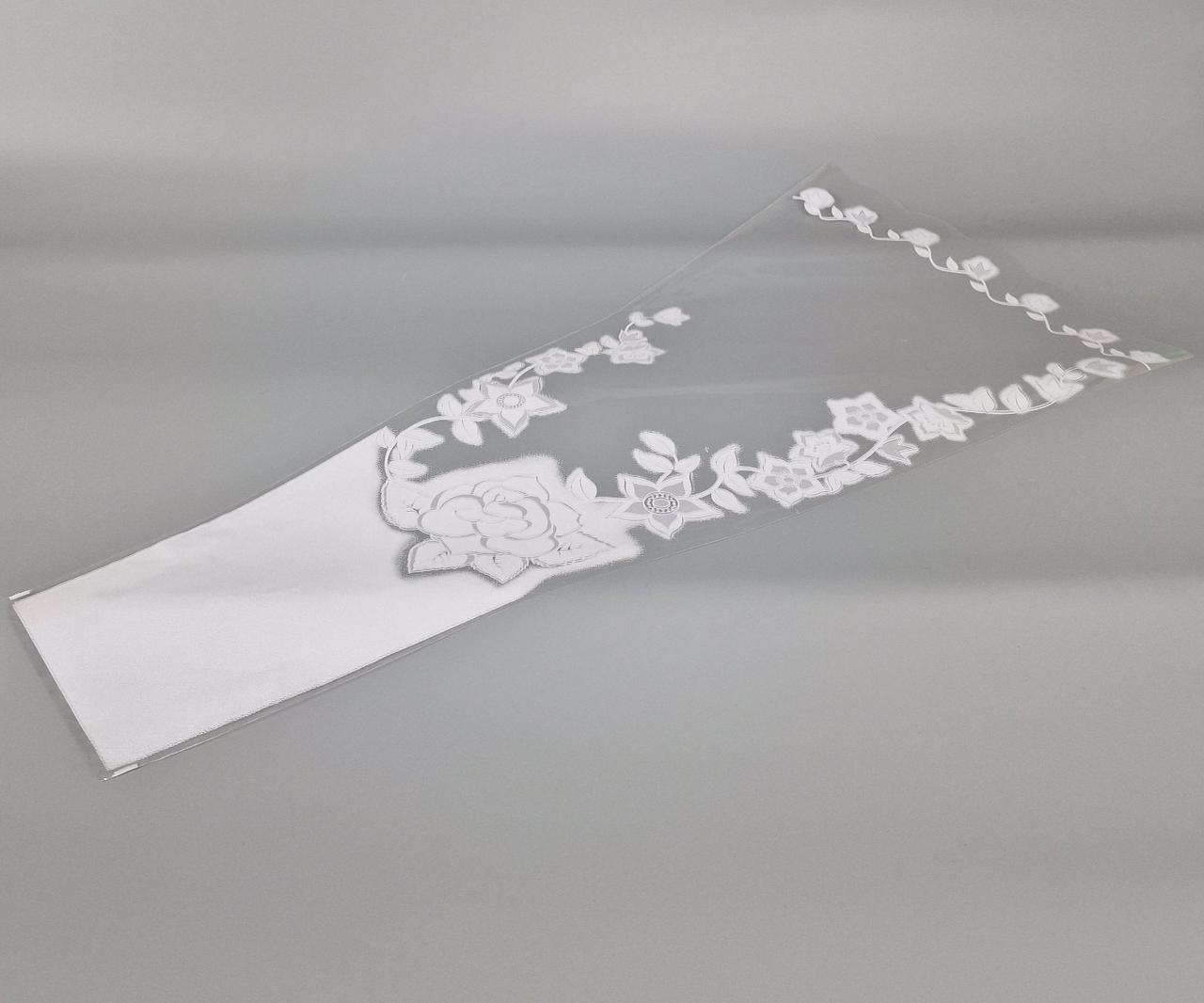 Конусні пакети для квітів з візерунком h80/14низ/38верх(100 шт.) візерунок 182 (3) (100 шт), фото 1