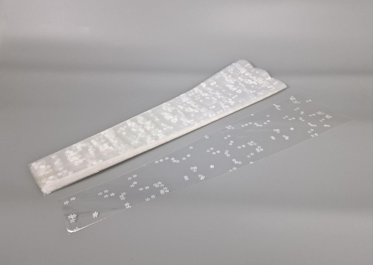 Конусні пакети для квітів з візерунком h60/6низ/15верх(100 шт) візерунок 156 (3) (100 шт.), фото 1