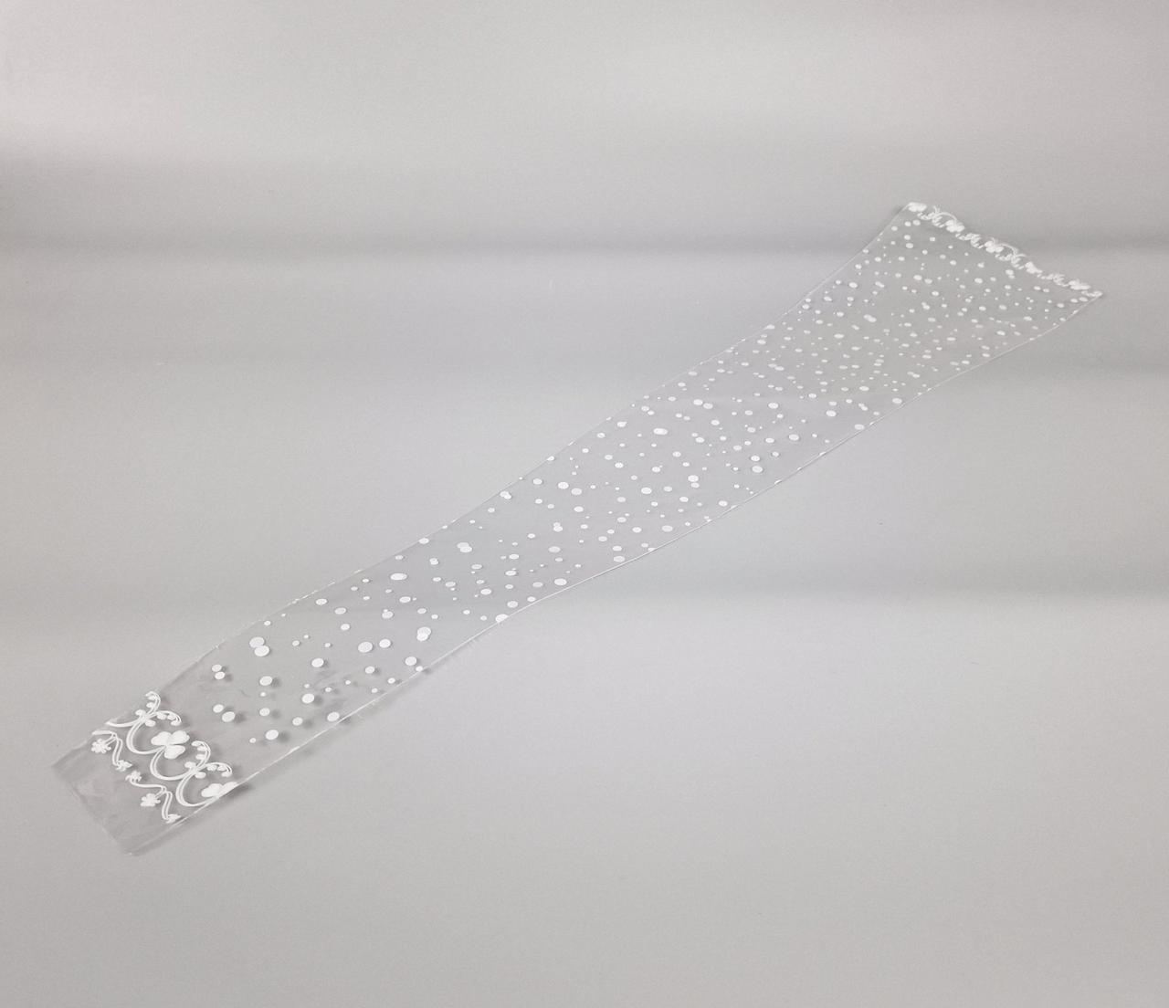 Конусні пакети для квітів з візерунком h80/6низ/18верх(100 шт.) візерунок194 (2) (100 шт.), фото 1