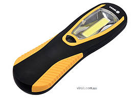 Ліхтар діодний, з підвісним гачком VOREL; живлення від 3х АА батарейок 1,5 В; 208х 62х 41 мм [12/48]