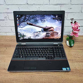 Б/в Ноутбук Dell Latitude E6520 15.6" 1600x900| Core i5-2520M| 8 GB RAM| 256 GB SSD| HD 3000, фото 1