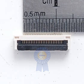 Роз'єм для ноутбука 24pin 0.5 mm No1 ( Flip type) — Оригінал демонтаж