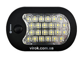 Ліхтар діодний з режимами 20+3 Vorel підвісний з гачком батарейковий 3ААА х 1,5 В [12/48]