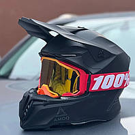 Шлем кроссовый FOX, шлем на мотоцикл, ендуро, шолом кросовий, мотошлем ендуро