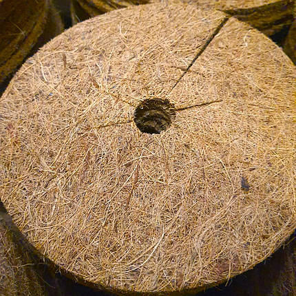 Мат кокосовий для мульчування діаметр 15 см, 1 шт., фото 2
