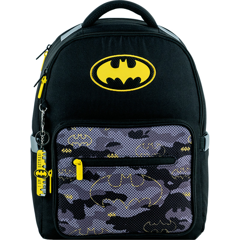 Рюкзак шкільний Kite Education DC Comics Batman 39х29х14.5 см, 15, л чорний (DC24-770M)