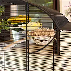 Клітка для канарок попуг і маленьких екзотичних птахів Ferplast CANTO 71 х 38 х в 60,5 см, фото 5