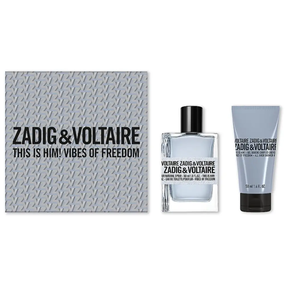 Набір Zadig & Voltaire This Is Him! Vibes Of Freedom для чоловіків — set (edp 50ml + shower gel 50ml)