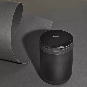 Автомобільна попільниця зі світлодіодним підсвічуванням Baseus Premium Car Ashtray Black (CRYHG01-01)