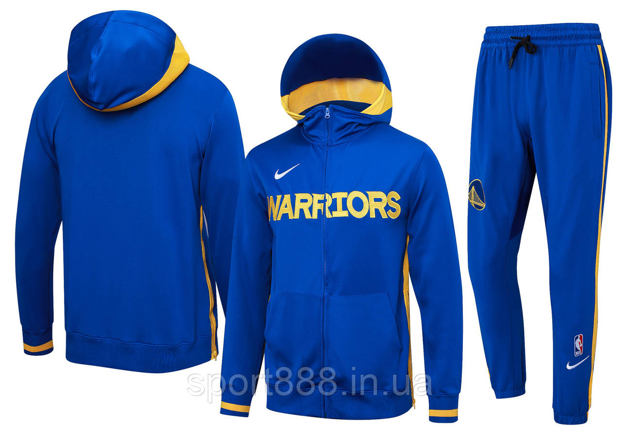 Спортивний костюм Голден Стейт Ворріорс НБА синій баскетбольний Golden State Warriors 2023-2024 suit NBA