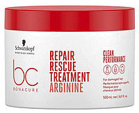 Маска реконструирующая для поврежденных волос Schwarzkopf Bonacure Repair Rescue Treatment Arginine 500мл