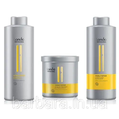 Набор Шампунь, Кондиционер, Маска Londa Visible Repair (1000 мл+1000 мл ...