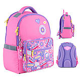 Рюкзак шкільний Kite Education Love is Love  39х29х14.5 см, 15 л, рожевий (K22-770M-2), фото 2