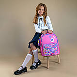 Рюкзак шкільний Kite Education Love is Love  39х29х14.5 см, 15 л, рожевий (K22-770M-2), фото 9