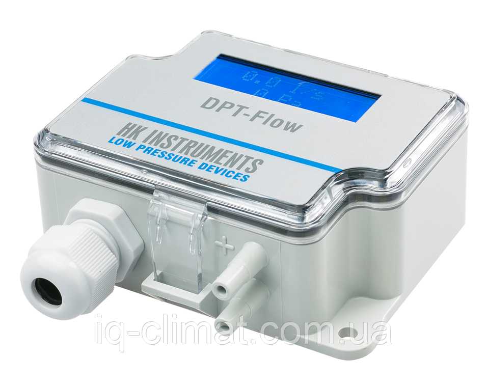 DPT Flow-2000-D канальний датчик витрати повітря з діапазоном 0…2000 Па, HK Instruments