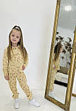 Дитячий вельветовий костюм для дівчинки Аделіна, розміри 92-116, фото 4