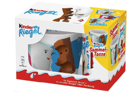Подарунковий набір Kinder кружка + шоколадні батончики Sammel Tasse 210г. Німеччина